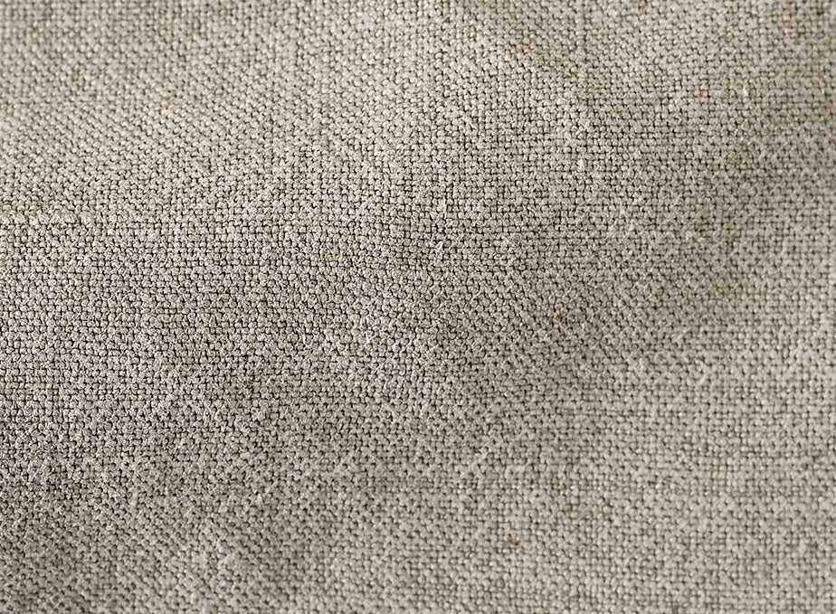 Swatch in Oat Flour, a medium taupe Light Weight Linen