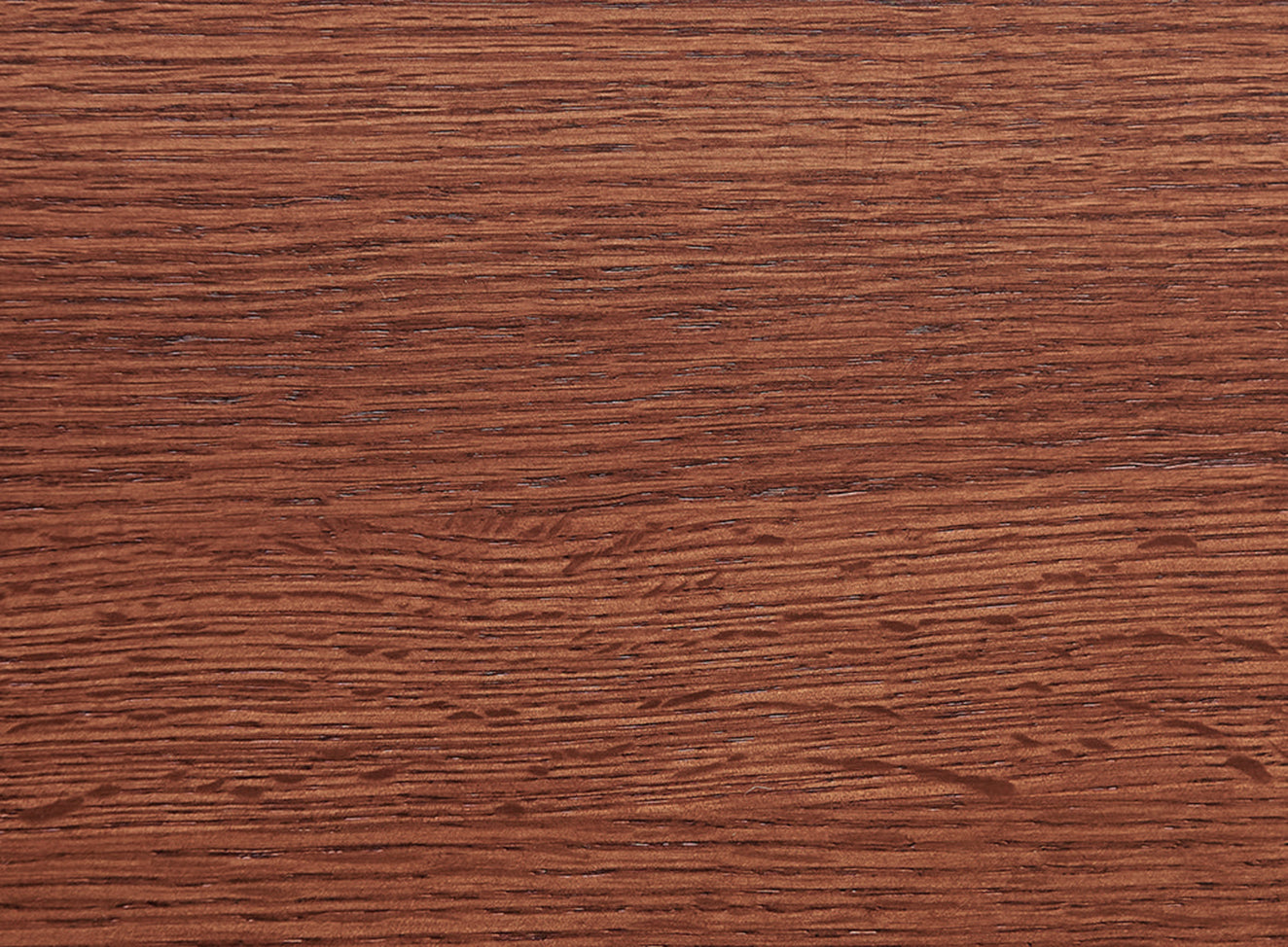 Swatch in Spiced Oak, a smokey paprika-hued 100% American red oak
