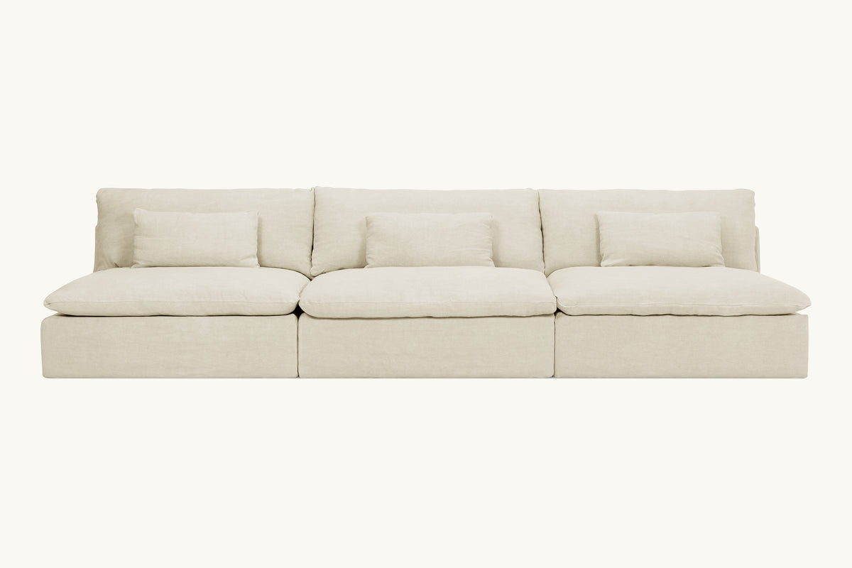 Aria Grande Sectional Sofa – Deep Comfort – Sixpenny