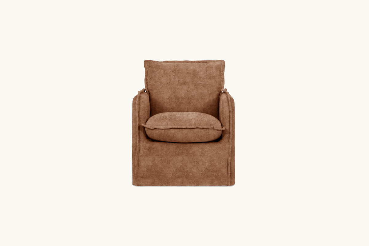 Neva Swivel Glider Chair Slipcover Washable Sixpenny