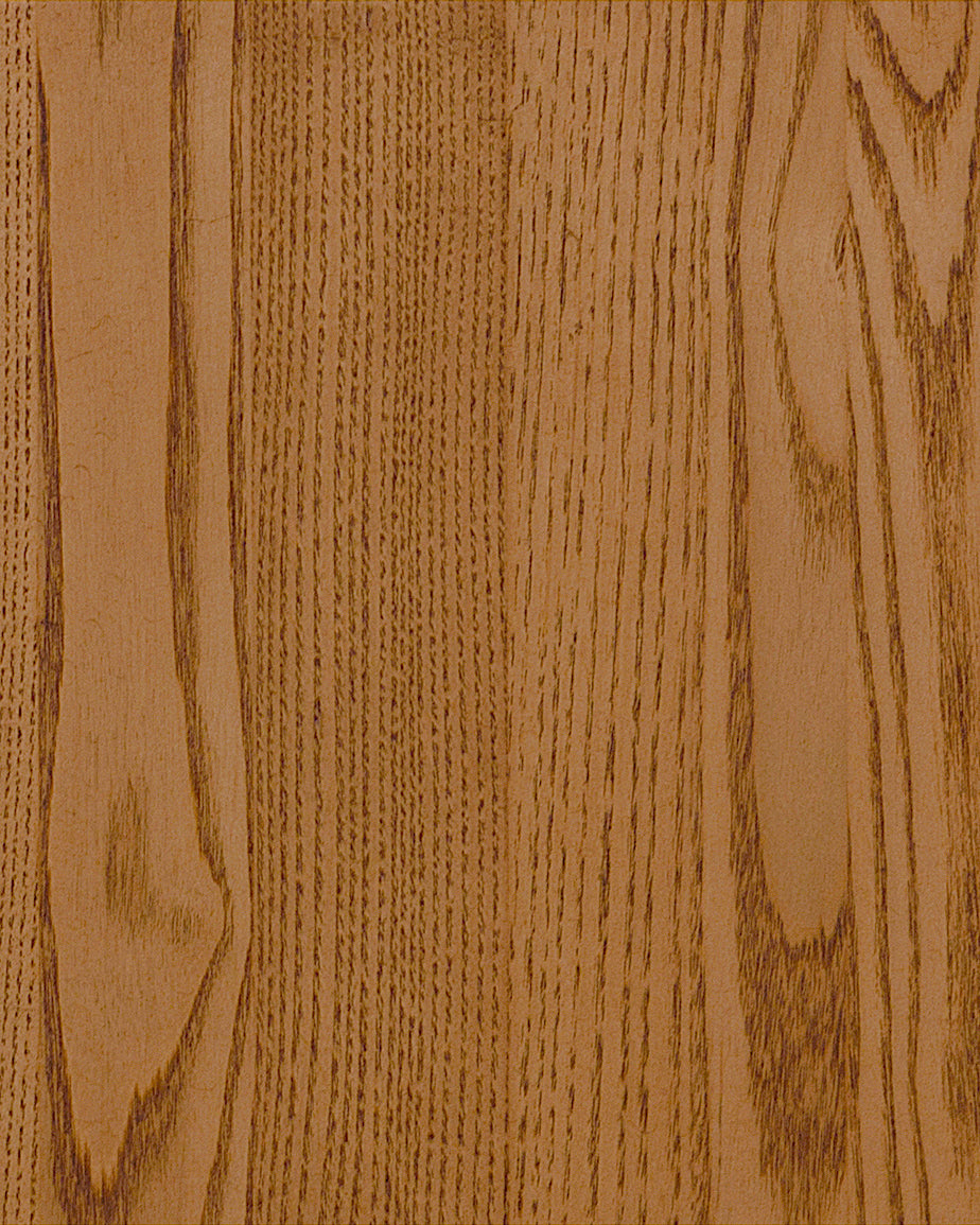 Swatch of 100% American Heritage Ash, a medium, bosc pear shade with earthy undertones