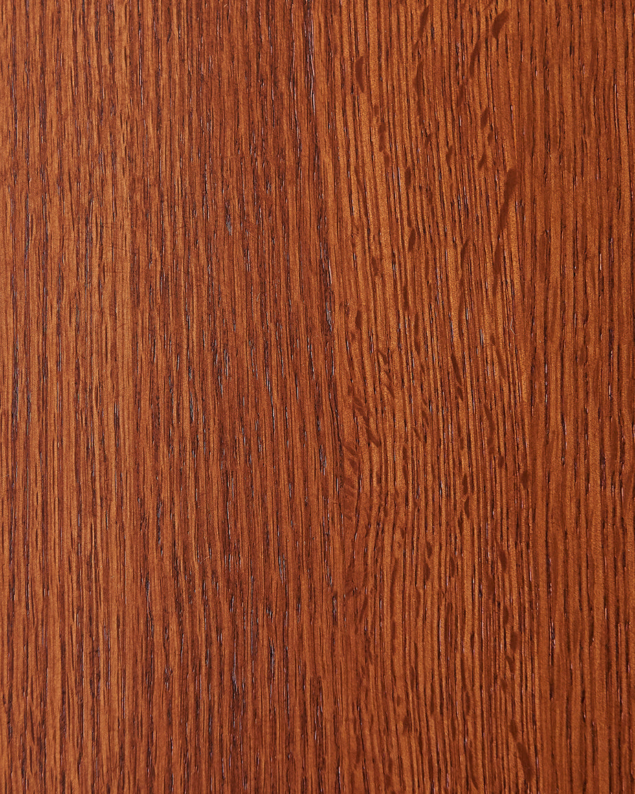 Swatch of Spiced Oak, a smokey paprika-hued 100% American red oak