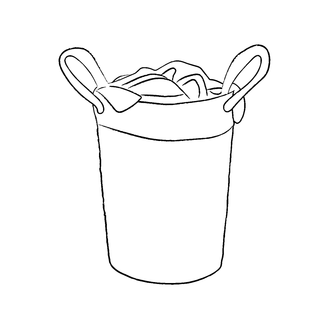 illustration of a laundry basket