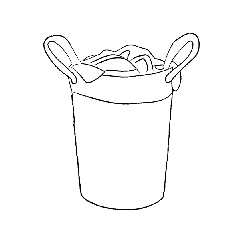 illustration of a laundry basket