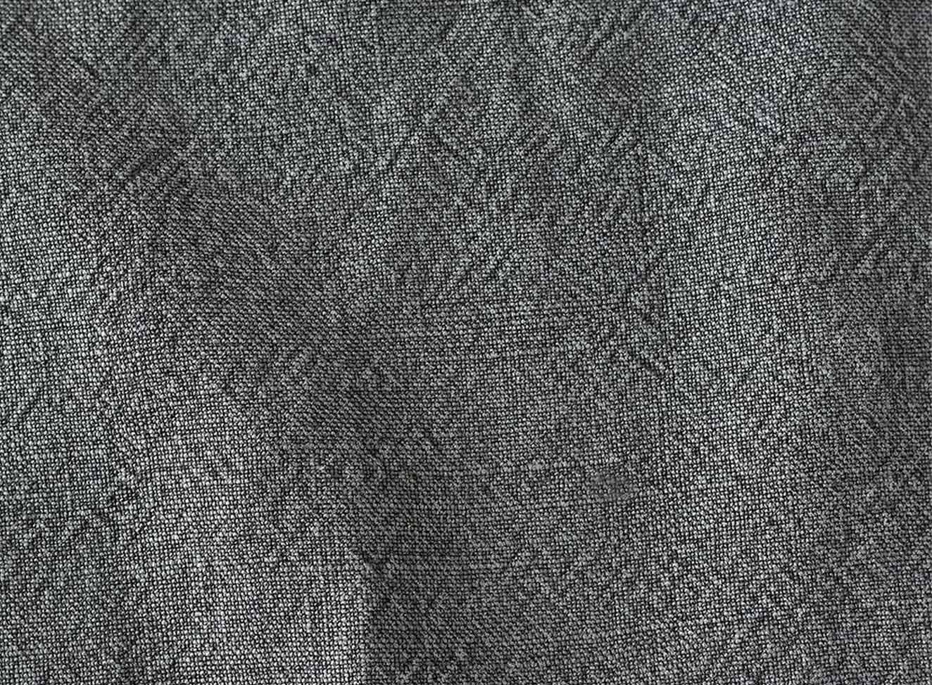 Swatch of Light Weight Linen Black Pepper