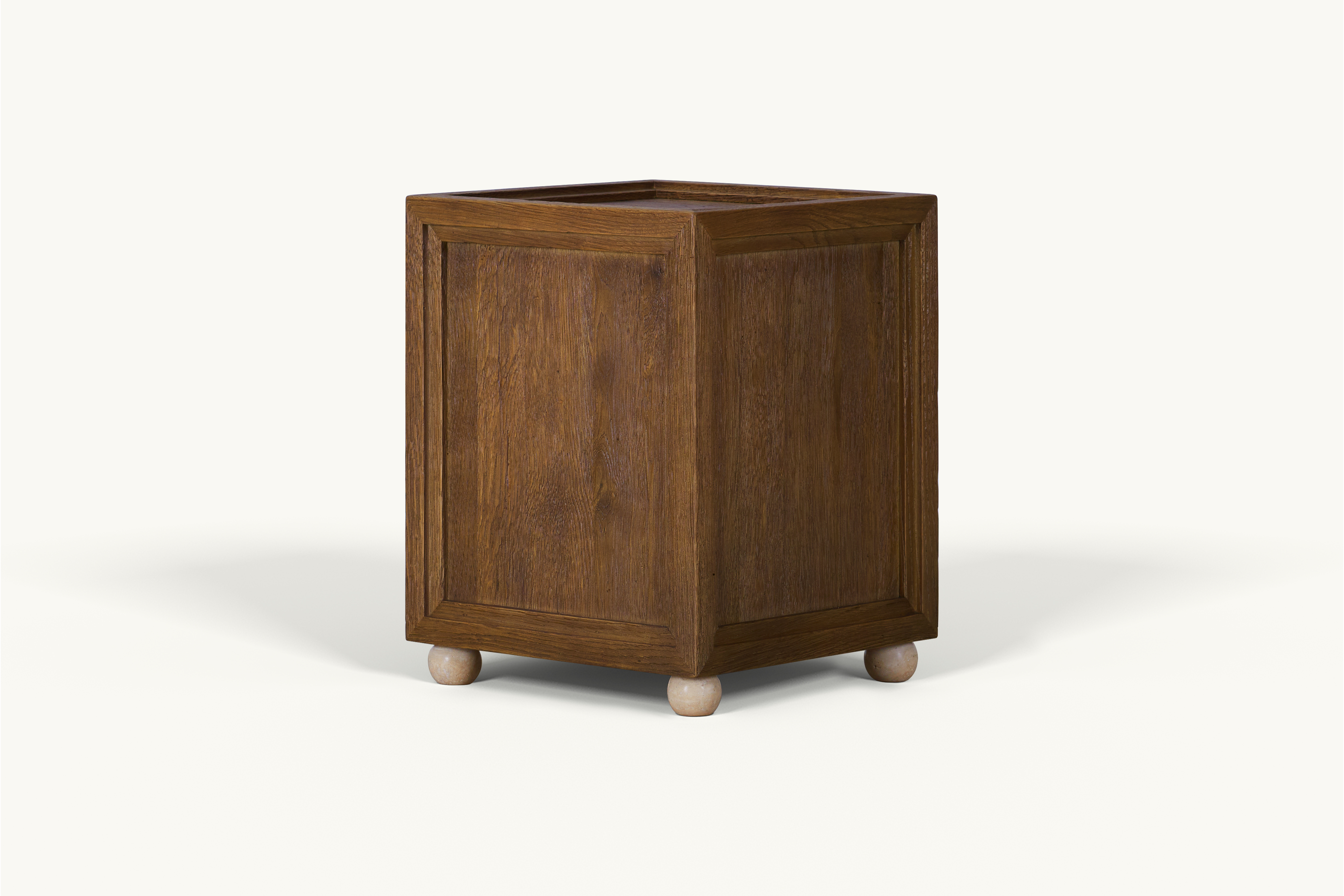 Rho Coffee Table – Reclaimed Plinth Table – Sixpenny