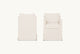 Slide #5 Front and back view of Amelia Dining Chair in Corn Silk, a light beige Washed Cotton Linen