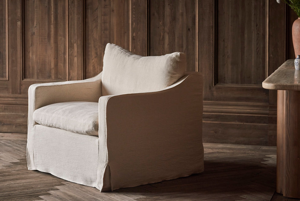 Sixpenny Amelia Swivel Chair - Thumbnail 2