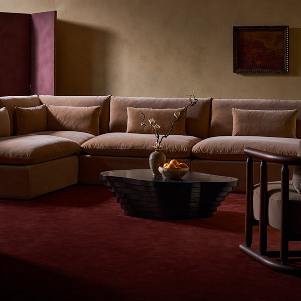 Aria Short L-Shape Sectional – Deep Modular Sofas – Sixpenny