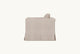 Slide #4 Side view of Dalia Chair in Oat Flour, a medium taupe Light Weight Linen