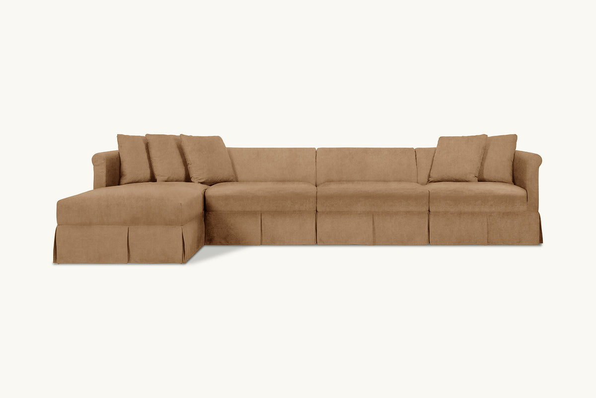 Dalia 5Piece Chaise Sectional Supportive Comfort Sixpenny
