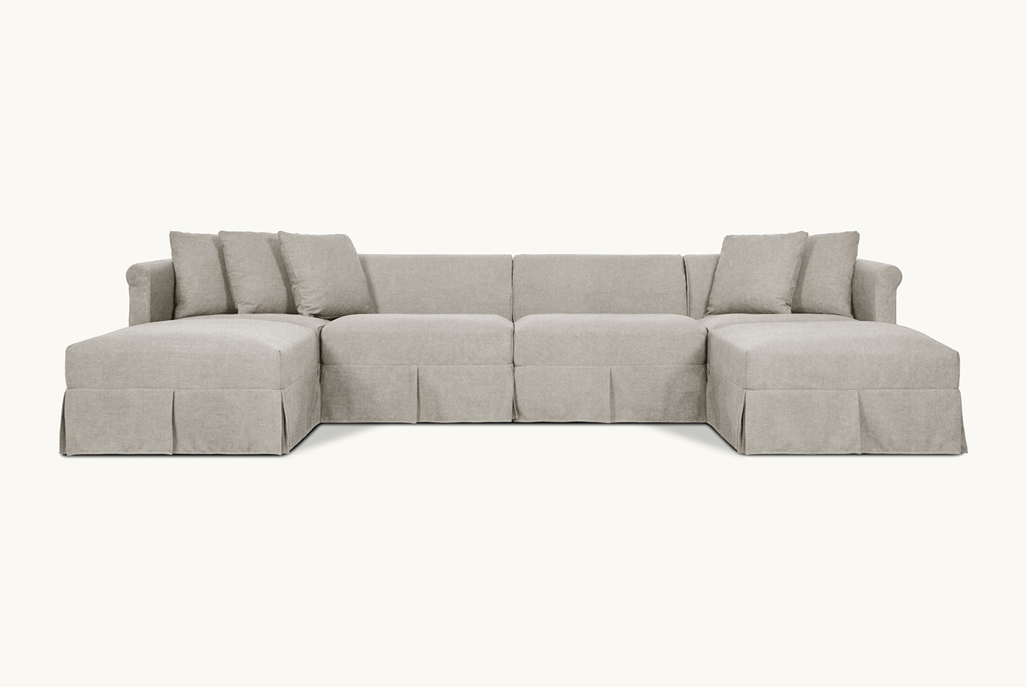 Dalia U-Shape Sectional Slipcover Only