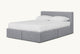 Slide #2 Devyn Storage Bed in Ink Cap, a medium cool grey Light Weight Linen