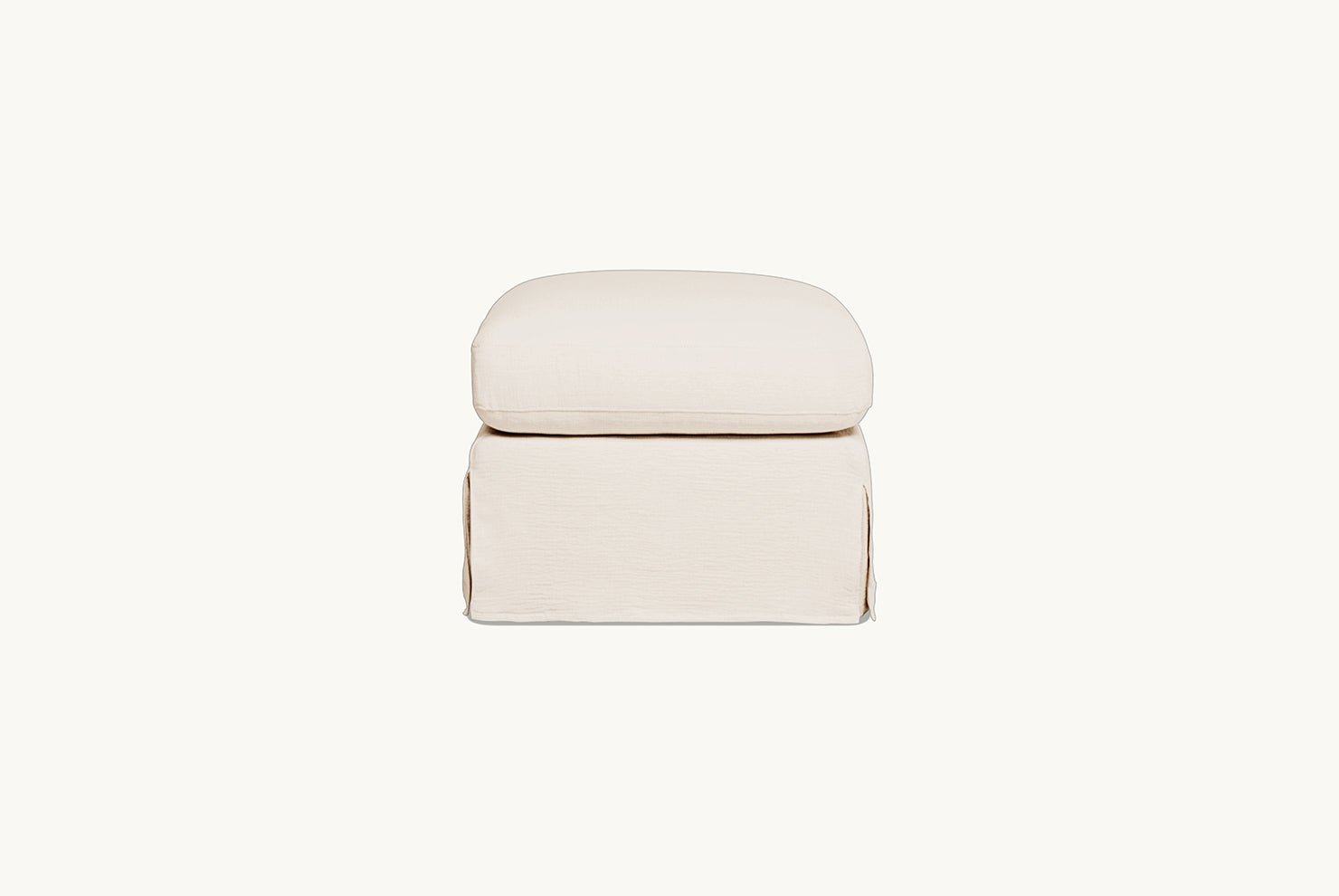 Elias Ottoman Slipcover Only