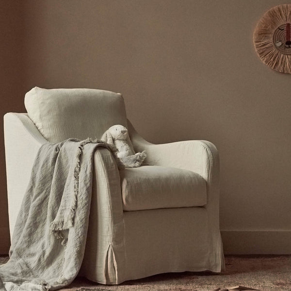 Esmé Glider Chair – Comfy Elegance – Sixpenny