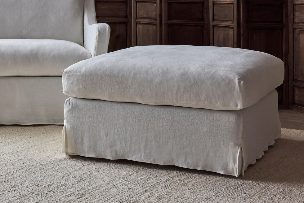 Loula Ottoman – Comfy Elegance – Sixpenny