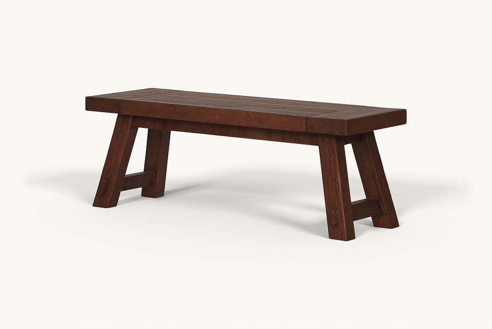 Deep wooden bench sales