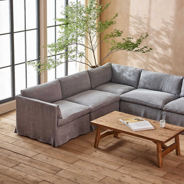 Gabriel Corner Sectional – Modern and Plush Modular Sofas – Sixpenny