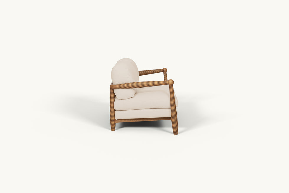Gio Loveseat – Hand-Sanded American Wood – Sixpenny
