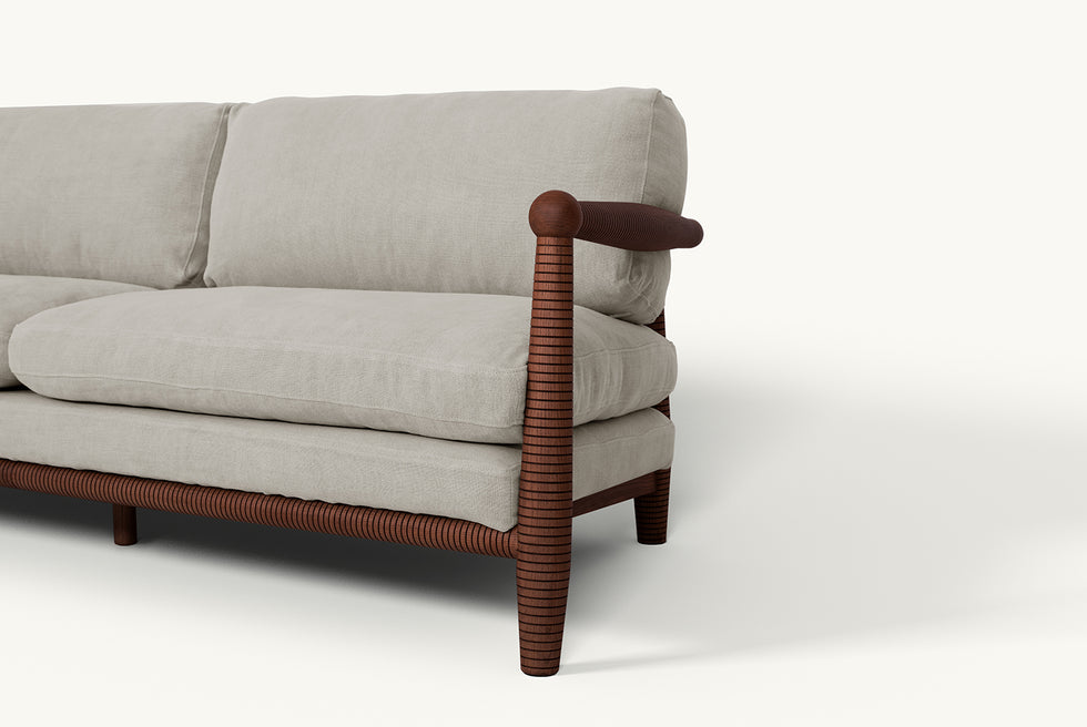 Gio Sofa – Hand-Sanded American Wood – Sixpenny