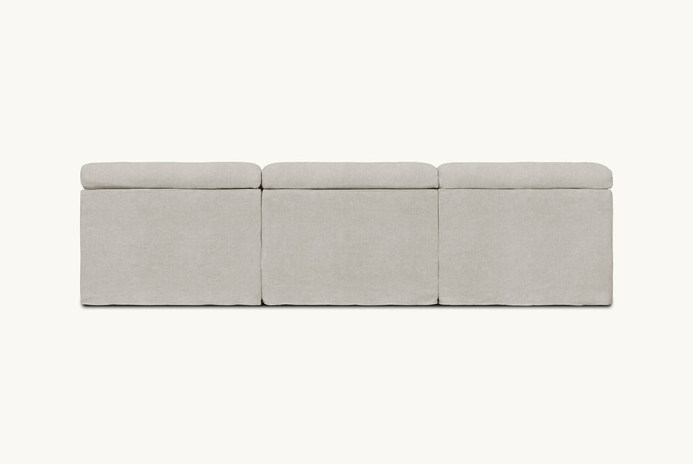 Juno 4-Piece Chaise Sectional – Sculptural Comfort – Sixpenny