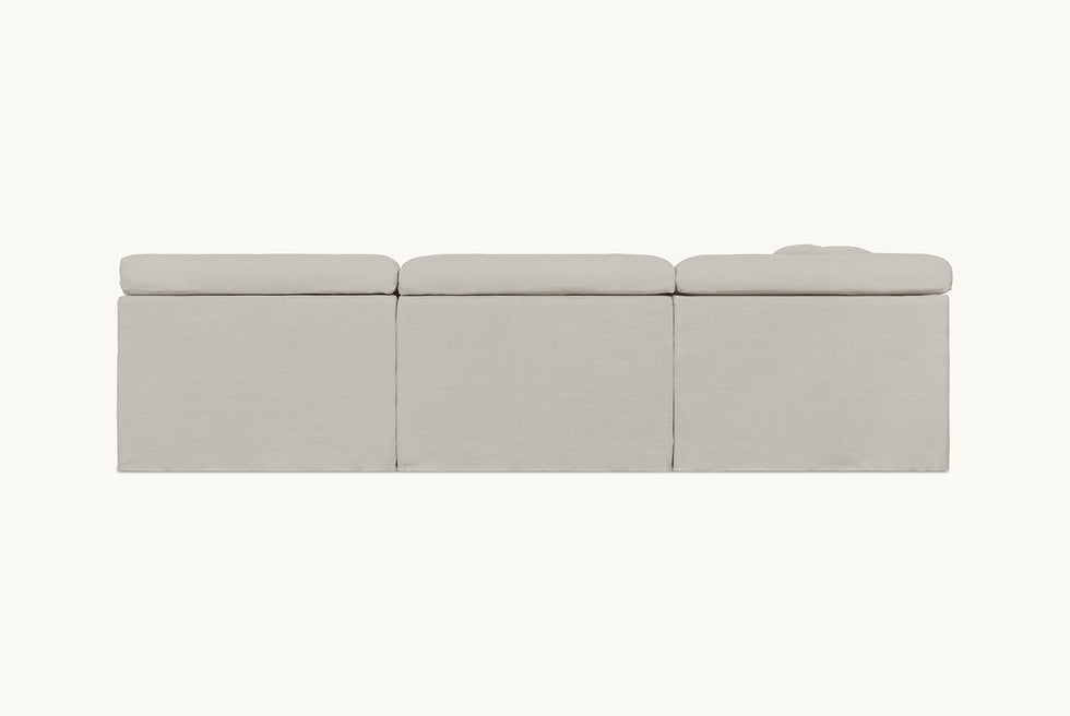 Yuno*terior  Juno Corner Sectional Sofa – Sculptural Comfort – Sixpenny