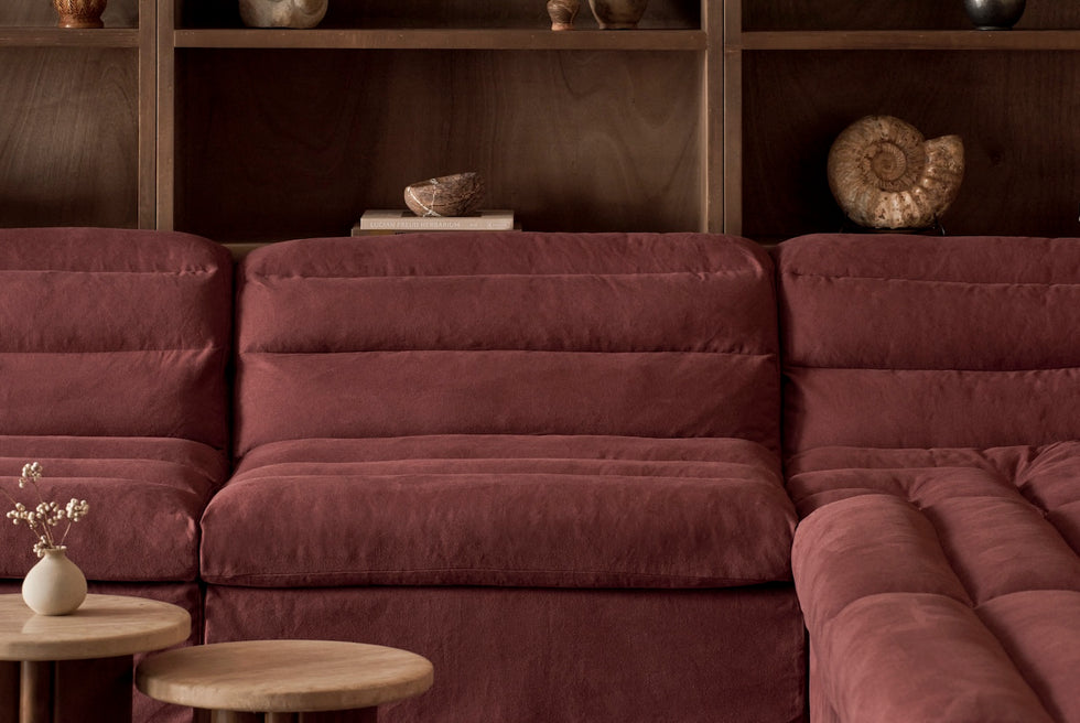 Juno Corner Sectional Sofa – Sculptural Comfort – Sixpenny