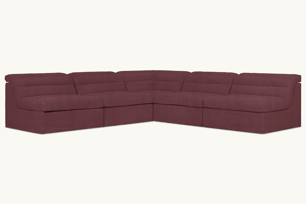 Juno Corner Sectional Sofa – Sculptural Comfort – Sixpenny