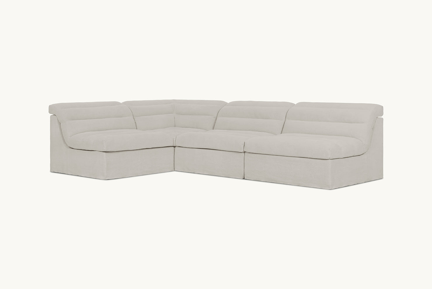Juno U-Shape Sectional Sofa – Sculptural Comfort – Sixpenny