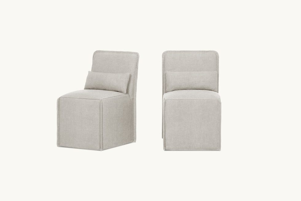 Melo Armless Dining Chair - Thumbnail 2