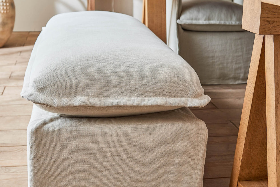Neva Dining Bench – Fluffy Comfort – Sixpenny