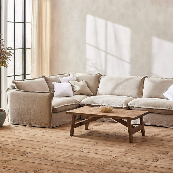 Neva L-Shape Sectional – Oversized Modular Sofas – Sixpenny