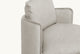 Slide #6 Neva Round Swivel Chair in Jasmine Rice, a light warm greige Medium Weight Linen