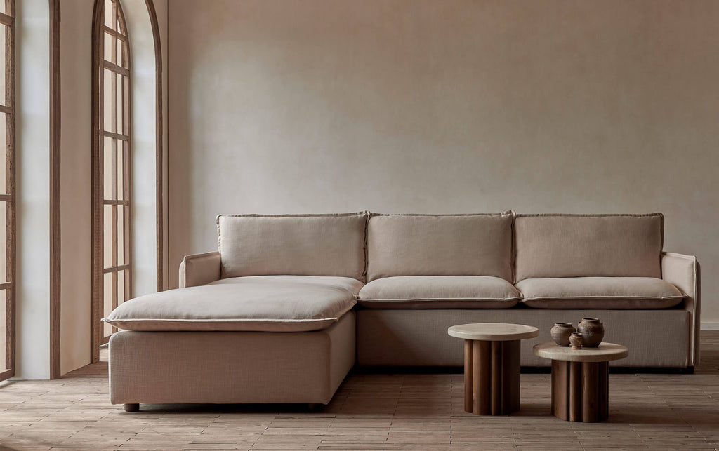 Sectional sofa with clearance sleeper and chaise