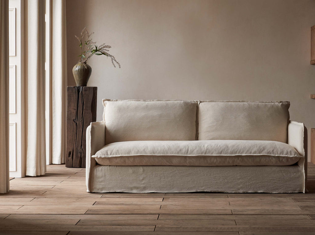 Neva Sofa Slipcover – Customizable and Washable – Sixpenny