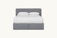 Slide #4 Neva Storage Bed in Ink Cap, a medium cool grey Light Weight Linen