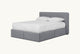 Slide #2 Neva Storage Bed in Ink Cap, a medium cool grey Light Weight Linen
