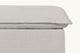 Slide #6 Close up of Neva Storage Bench in Jasmine Rice, a light warm greige Medium Weight Linen