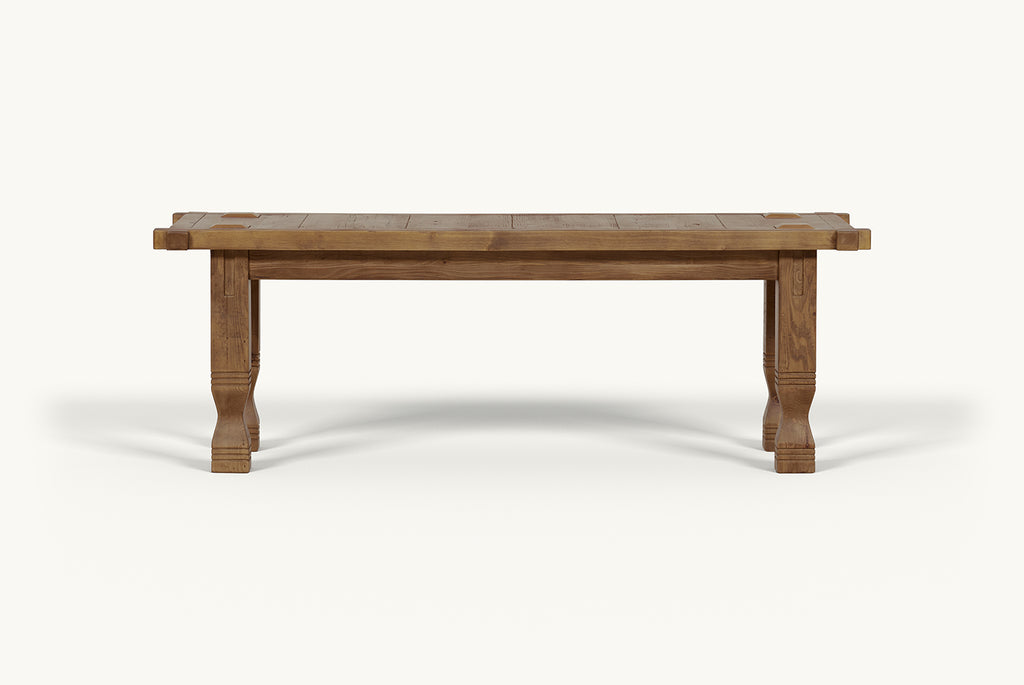 Ora Dining Bench – Modern Antique Tables – Sixpenny