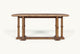 Slide #5 Pia Console Table in 100% Reclaimed Chinese Heritage Pine, a medium, bosc pear shade with earthy undertones