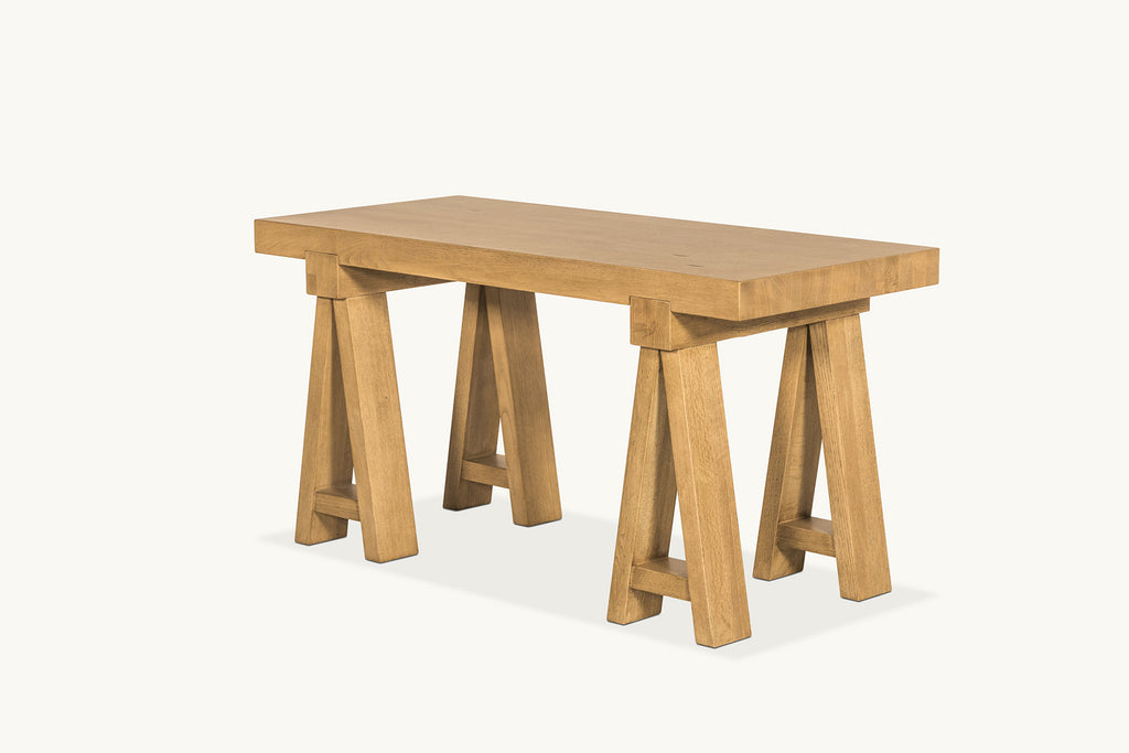 Rylance Desk – Hand-Sanded Red Oak – Sixpenny