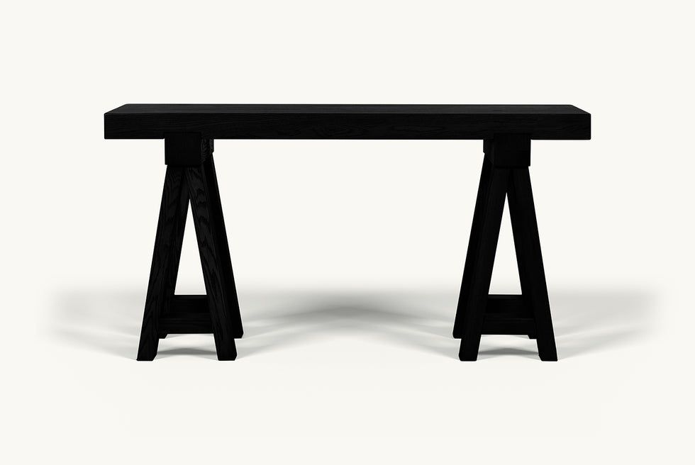 Rylance Desk – Hand-Sanded Red Oak – Sixpenny