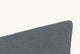 Slide #7 Detailed shot of a Ziki Dining Chair in Ink Cap, a medium cool grey Light Weight Linen