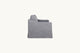 Slide #3 Side view of Amelia 84" Sofa in Ink Cap, a medium cool grey Light Weight Linen
