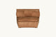 Slide #2 Front view of Camino Leather Chair in Sunset Canyon, a cognac brown Meridian Leather