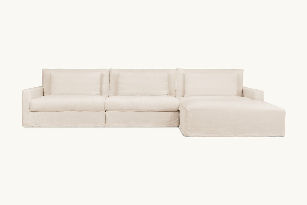 Devyn Chaise Sectional Slipcover Only
