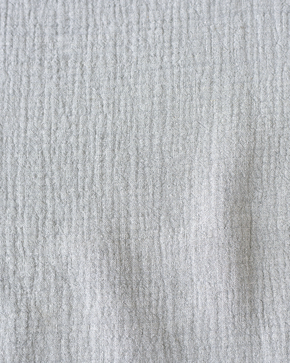 Swatch of Dried Lavender, a grey-blue Washed Cotton Linen
