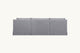 Slide #4 Back view of Elias 4-piece Chaise Sectional Sofa in Ink Cap, a medium cool grey Light Weight Linen