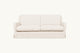 Slide #2 Front view of Esmé 84" Sofa in Corn Silk, a light beige Washed Cotton Linen