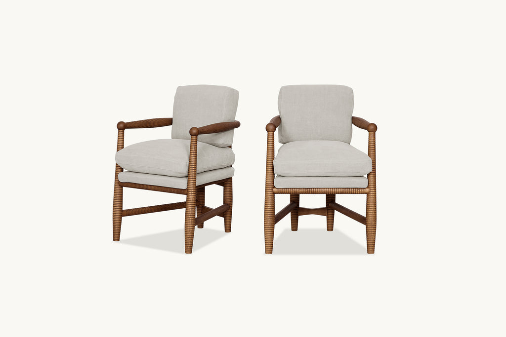 Gio 2-Piece Dining Chairs – Hand-Sanded American Wood – Sixpenny